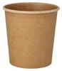 Papstar Suppenbecher To Go, Pappe "pure", 470 ml, braun Produktbild-Vorschau 1