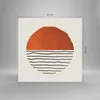 Bilder auf glas - Einteilig - Modern Sonne Meer - 60x60cm - Produktbild-Vorschau 3