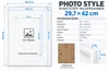 2er 3er 5er Pack Photo Style Set Bilderrahmen Wanddeko Produktbild-Vorschau 3