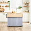 SoBuy Kuchynský ostrov Úložný nábytok s rozširiteľnou Náhľad obrázku produktu 2