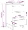 vidaXL Sideboard Altholz Holzwerkstoff Produktbild-Vorschau 7