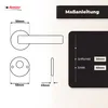 DOMINO Türgriff Drückergarnitur WC - Badezimmer Set | Produktbild-Vorschau 4