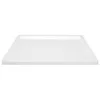 vidaXL Piatto doccia antiscivolo bianco 80x100x4 cm ABS Anteprima dell’immagine prodotto 3