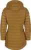 Back view of a brown puffer coat. Produktbild-Vorschau