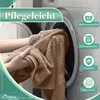 Frottier Handtücher 8er Pack 50x100cm, 100% Baumwolle, Sand Produktbild-Vorschau 7