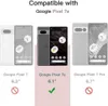 A collage of Google Pixel phones showing compatibility with the Pixel 7a. Produktbild-Vorschau