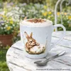 Ritzenhoff Kaffeebecher Bunny blau 300 ml Porzellan Ostern Produktbild-Vorschau 3