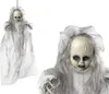 Pop-slingerdecoratie, Halloween-decoratie, wit-grijs, 50 cm Productafbeelding-voorbeeld 6