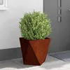 vidaXL květináč Rusty 50 x 50 x 50 cm Ocel odolná proti Náhled obrázku produktu 3