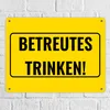 Metallschild XL in 21x28 cm mit Alkohol-Spruch Betreutes Produktbild-Vorschau 7