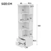 Étagère d'angle Merax avec éclairage LED, bibliothèque en Voir les images du produit 6