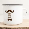 Huuraa Emaille Tasse Super cool dad Geschenk Kaffeebecher Produktbild-Vorschau 1