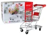 Leantoys Einkaufswagen, Metallkorb für Kinder, silber, groß Produktbild-Vorschau 1