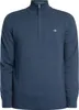 Gant Halbzip-Pullover dunkelblau Baumwolle normale Passform Produktbild-Vorschau 10