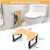 Klappbarer Toilettenhocker,7/8/9 Zoll höhenverstellbar, Produktbild-Vorschau 4