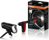 A product shot of bicycle lights and their packaging. Anteprima dell’immagine prodotto