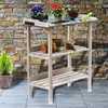 Holz Pflanztisch Gartentisch Blumentisch Gärtnertisch Produktbild-Vorschau 7