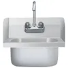 vidaXL Gastro-Handwaschbecken mit Wasserhahn Edelstahl Produktbild-Vorschau 2