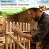 Floranica Zauntor Haselnussholz Gartentor für Staketenzaun Produktbild-Vorschau 8