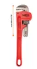 A red pipe wrench is shown against a white background with a measurement indicator. Podgląd zdjęcia produktu