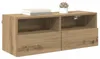 vidaXL TV-wandplanken, 2 stuks, artisan eikenhout fineer Productafbeelding-voorbeeld 3