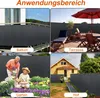 UISEBRT Privacy screen mat PVC plot antracit Větrná clona Náhled obrázku produktu 8