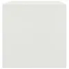 Comodino bianco 40x30x30 cm in materiale ligneo Anteprima dell’immagine prodotto 12