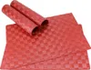 Tischset MODERN rot 4er Tischunterlage als Tischdeko Produktbild-Vorschau 1