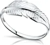 MATERIA Feder Ringe Damen Silber 925 - Silberring Natur Produktbild-Vorschau 1