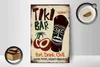 Holzschild Spruch 12x18cm TIKI Bar Aloha eat drink chill Produktbild-Vorschau 3