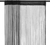 vidaXL Tende a corda 2 pezzi 100 x 250 cm Nero Anteprima dell’immagine prodotto 9