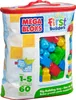 Mega Bloks Big ECO sáček kostek modrý Náhled obrázku produktu 51
