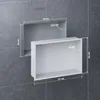 VILSTEIN | Duschnische 30x45 cm | Aufputz | Wandnische Weiß Produktbild-Vorschau 4