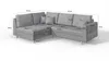 S-STYLE MÖBEL - Ecksofa und Fußhocker mit Holzfüßen im Produktbild-Vorschau 9
