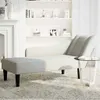 vidaXL Ležadlo s pravou opierkou na ruky svetlosivý zamat Náhľad obrázku produktu 2