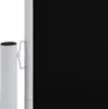 vidaXL Bočná výsuvná markíza čierna 180x1200 cm Náhľad obrázku produktu 1
