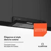 UW60BL Hotte d'aspiration 60 cm Hotte encastrée LED 210 Voir les images du produit 3