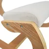 Ergonomischer Kniestuhl aus Eichenholz | Weiße 8cm dicke Produktbild-Vorschau 10