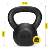4FIZJO Gusseiserne Kettlebell 12 kg, Trainingsgewicht für Produktbild-Vorschau 8