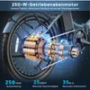 Close-up diagram of an e-bike motor and drivetrain. Produktbild-Vorschau