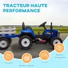 HOMCOM Tracteur électrique avec remorque amovible, voiture Voir les images du produit 8