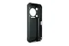 A black phone case is shown against a white background. Náhled obrázku produktu