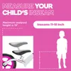 Bixe 12-inch kinderloopfiets, roze - Aluminium fiets zonder Productafbeelding-voorbeeld 5
