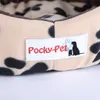 Katzenbett Hundebett Plüsch 54x46cm Beige-Braun Produktbild-Vorschau 4