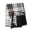Winterschal XXL Seidenflanell Schal Stola braun beige Produktbild-Vorschau 3