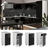 Küchenunterschrank Vicco R-Line Schwarz Hochglanz 40 cm Produktbild-Vorschau 3