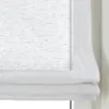 Raffrollo mit Ösen Brondy weiss halbtransparent Leinenoptik Produktbild-Vorschau 4
