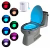 LED WC Licht mit Sensor, Nachtlicht Toilette 8 Farben, Produktbild-Vorschau 1