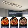 ZMH LED Deckenleuchte Schwarz Dimmbar mit Fernbedienung Produktbild-Vorschau 3