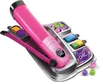A toy hair styling set with beads and a pretend hair straightener. Produktbild-Vorschau